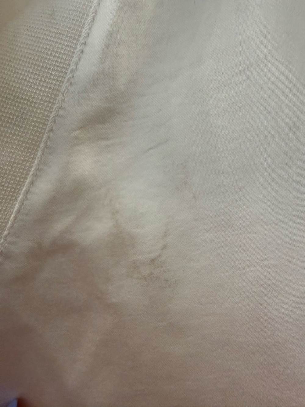 NWT MELISSA NEPTON Tina Mixed Media Top Long Sleeve Collared Blouse White Large - Picture 9 of 11